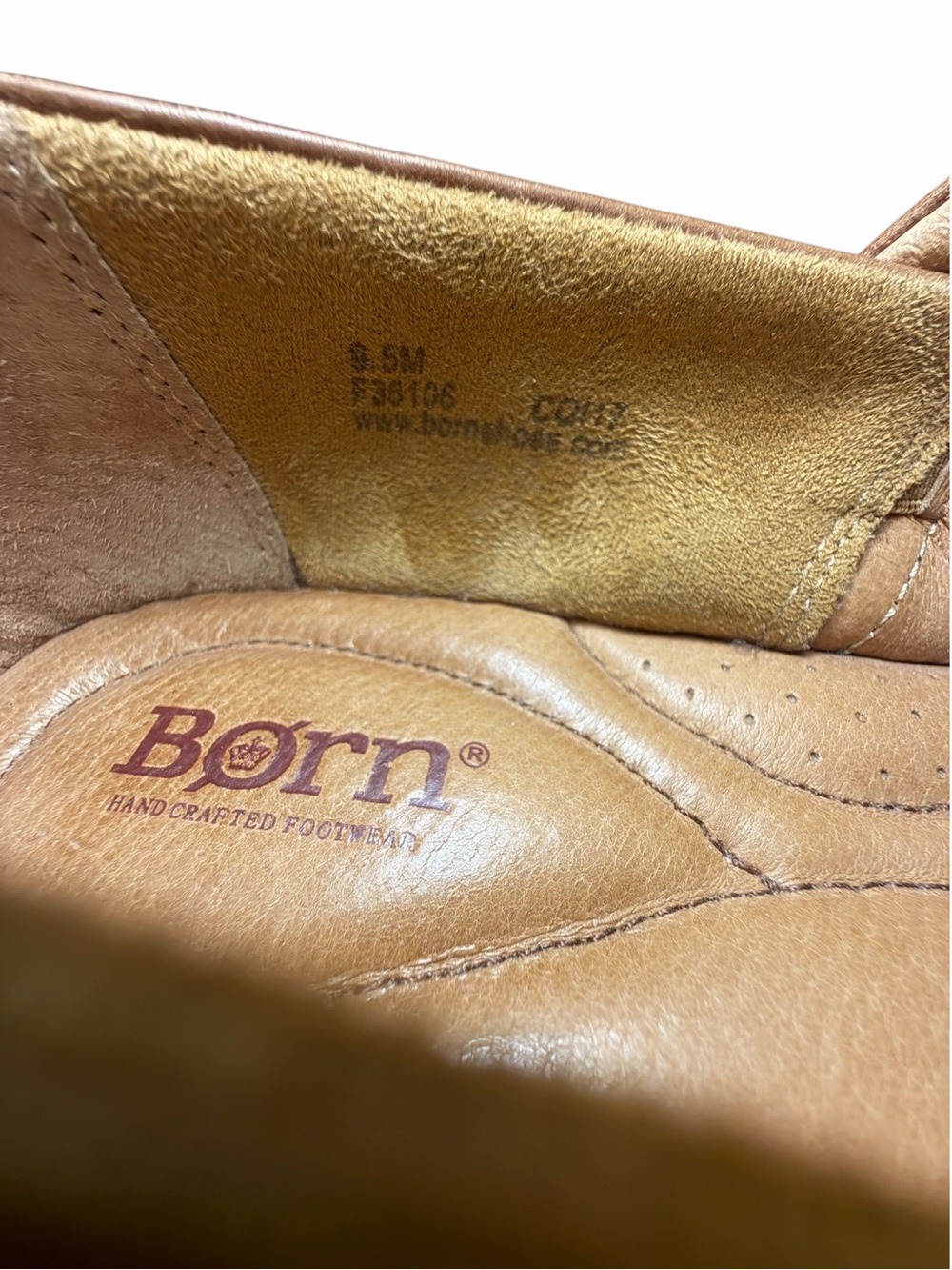 B.O.C Born Toby Duo Brown Leather Slip-On Loafers Womens 9.5 - Picture 14 of 15